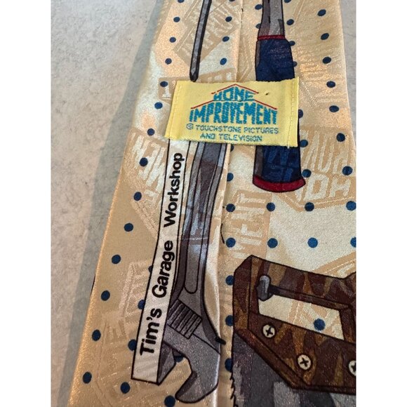 Men's “Home Improvement” Tim’s Garage Workshop Tie – Tool Time Vibes! - Picture 4 of 8